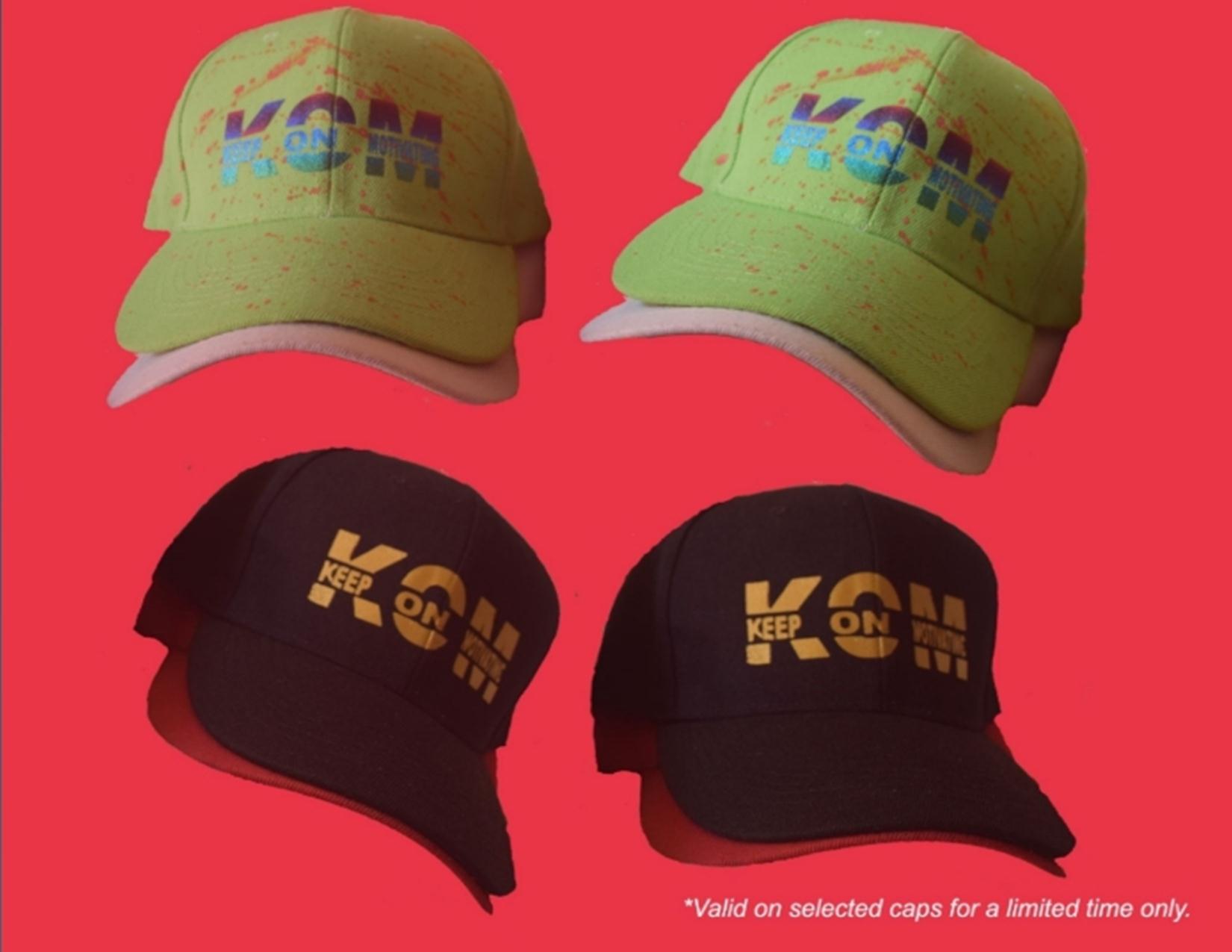 KOM Baseball Caps
